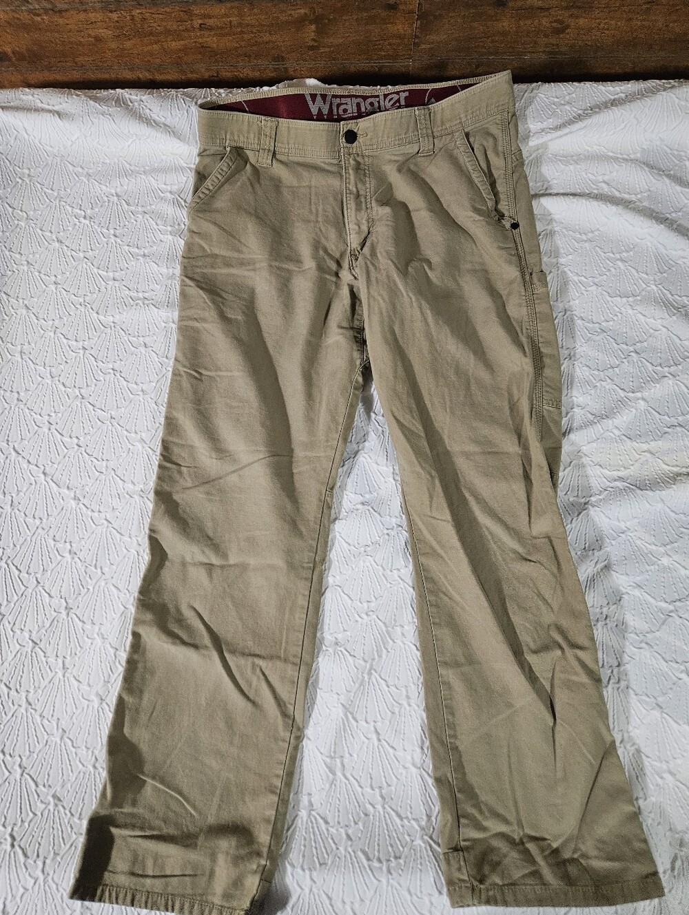 Wrangler Men's Tan Cargo Pants Size 34X30